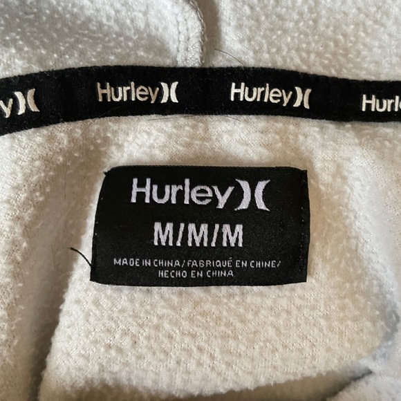 Light Grey HURLEY Hoodie - Picture 2 of 3